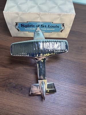 1970s Avon Spirit Of St. Louis WindJammer Airplane Excalibur Aftershave NOS - Thumbnail 6