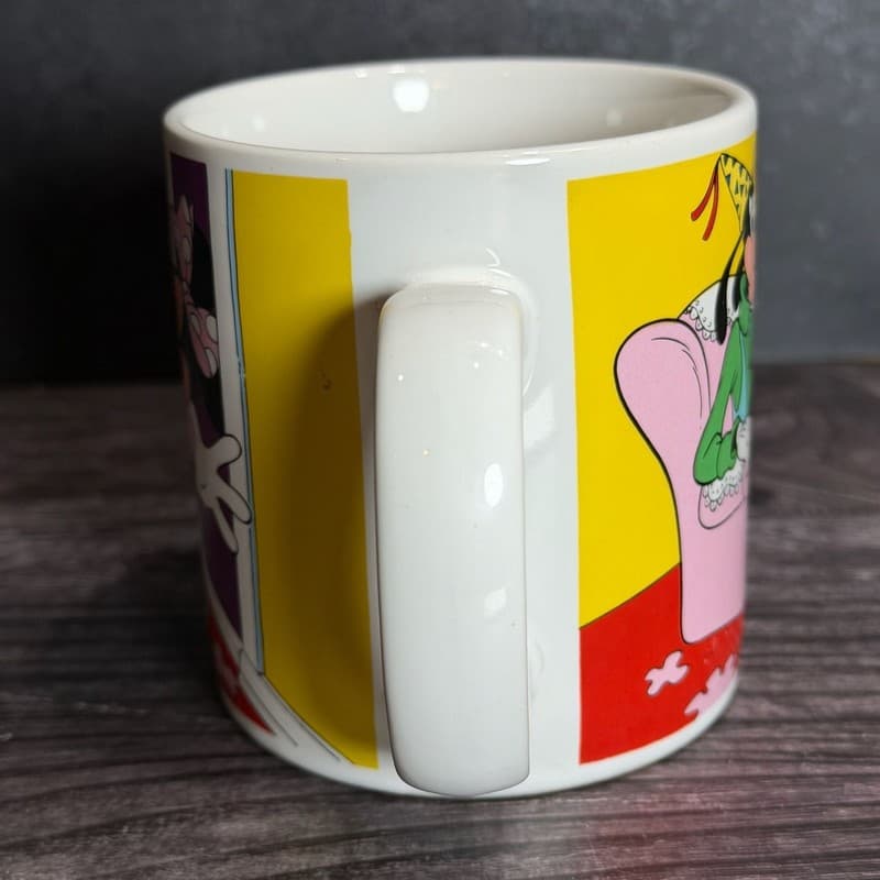 Vintage Applause Disney Happy Birthday Mug Mickey Minnie Donald Goofy #33017 - Thumbnail 5