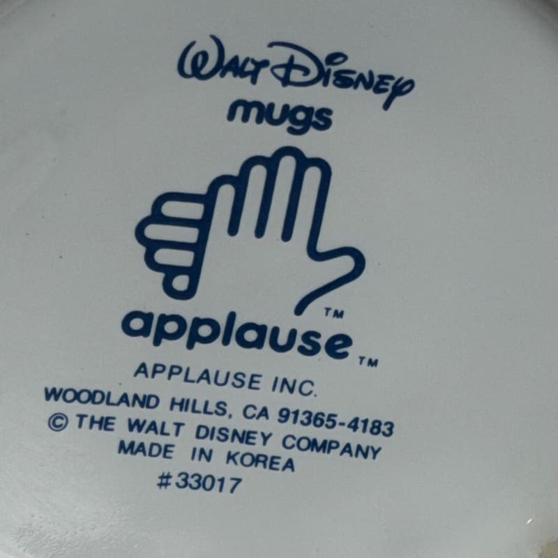 Vintage Applause Disney Happy Birthday Mug Mickey Minnie Donald Goofy #33017 - Thumbnail 8