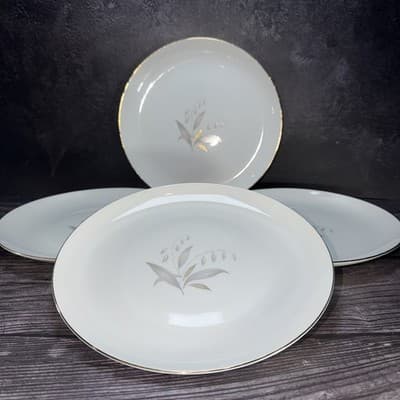 Kayson's "Golden Rhapsody" 10 1/4 Inch (Large) Dinner Plate-Set of 4