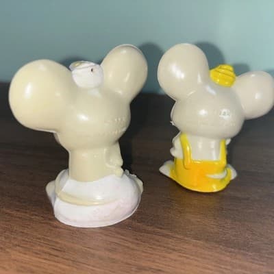 Vintage JSNY Mouse Salt & Pepper Shakers Set Anthropomorphic Mice Set Hong Kong - Thumbnail 5