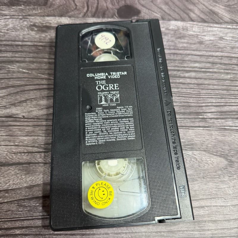 The Ogre VHS 1998 John Malkovich Volker Schlöndorff Drama - Thumbnail 3