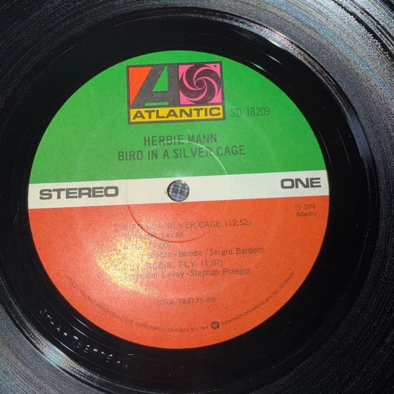 Herbie Mann Bird In A Silver Cage Vinyl LP (1976) Record - Thumbnail 5