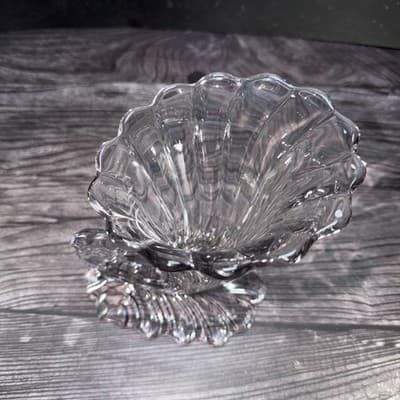 Vintage Heisey Warwick No. 1428 7" Cornucopia Vase Magnesium Swirls Trumpet Top - Thumbnail 2