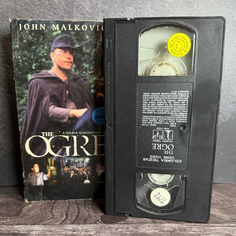 The Ogre VHS 1998 John Malkovich Volker Schlöndorff Drama