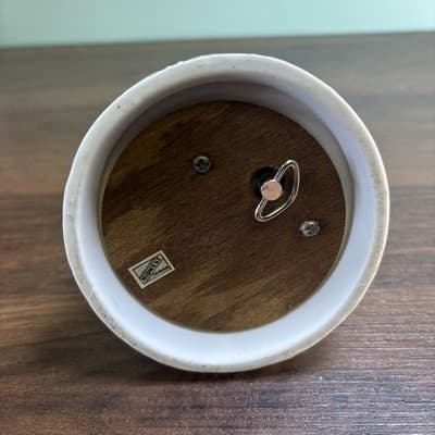 Midwest importers ceramic bell Santa music box mistletoe Plays White Christmas - Thumbnail 7