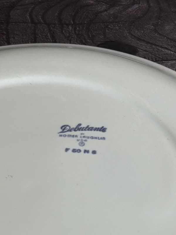 Homer Laughlin 1953 Calendar Zodiac Plate Debutante Series 10” - Thumbnail 11