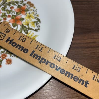Vintage 12" Corelle Corning Ware Indian Summer Oval Serving Platter Tray Floral - Thumbnail 6