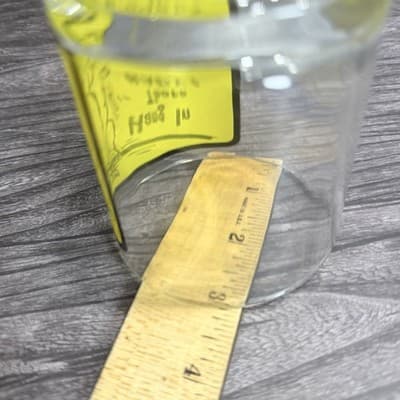 Vintage Hang In There Baby Cat Rocks Drinking Glass 1970s Retro Barware Yellow - Thumbnail 3