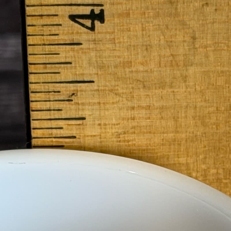 Vintage Fire-King White Milk Glass Stackable Coffee Mug - Thumbnail 8