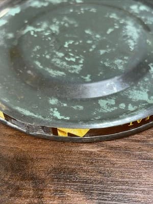 Vintage KATHRYN BEICH GOLDEN CRUMBLES Candy Tin BLOOMINGTON ILLINOIS Key Style - Thumbnail 11