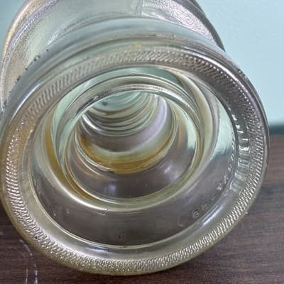 VTG Hemingray 56 Clear Glass Insulator Made In USA33 - 52 Excellent Condition - Thumbnail 7