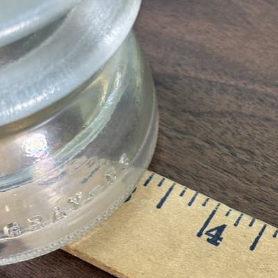 VTG Hemingray 56 Clear Glass Insulator Made In USA33 - 52 Excellent Condition - Thumbnail 11