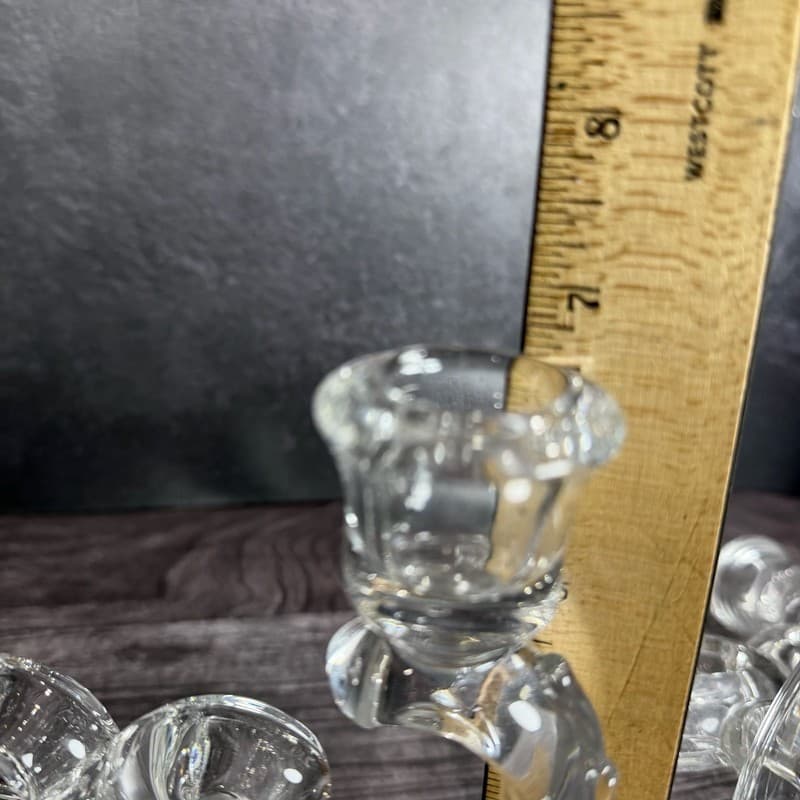 Vintage Fostoria Century Manganese Glass Double Candelabra Candlestick Holders - - Thumbnail 15
