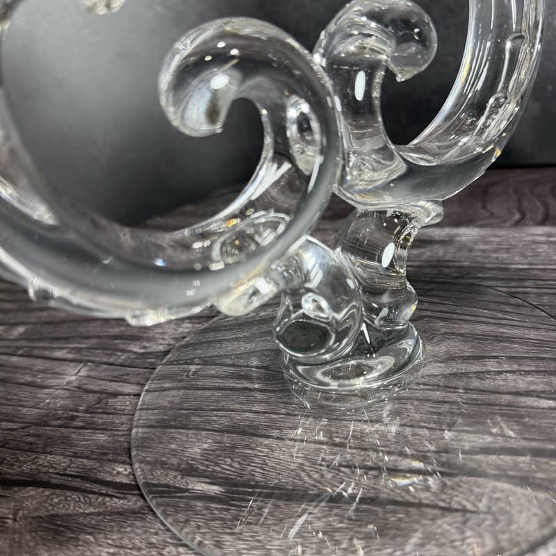 Vintage Fostoria Century Manganese Glass Double Candelabra Candlestick Holders - - Thumbnail 7