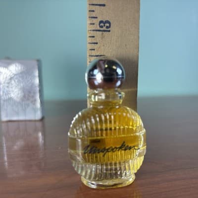 Vintage Avon UNSPOKEN Ultra Perfume Cologne .33 fl Oz NOS Mini Bottle Full - Thumbnail 7