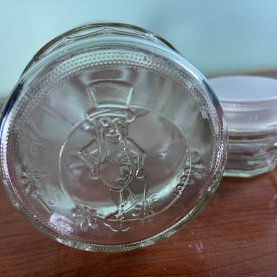 1980 Planters Peanuts Starburst Glass Jar Vintage Storage Canister Candy Jar - Thumbnail 4