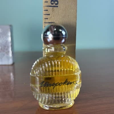 Vintage Avon UNSPOKEN Ultra Perfume Cologne .33 fl Oz NOS Mini Bottle Full - Thumbnail 8