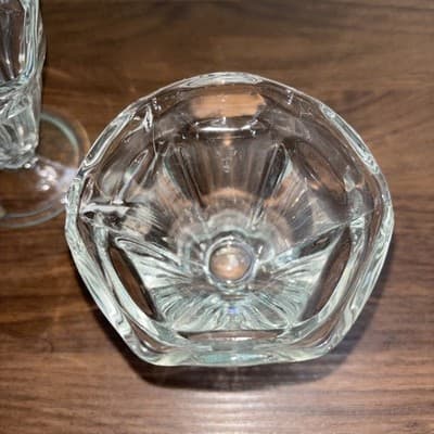 Vintage Anchor Hocking Clear Glass Dessert Sundae Dishes ~ Set of 4- perfect - Thumbnail 4