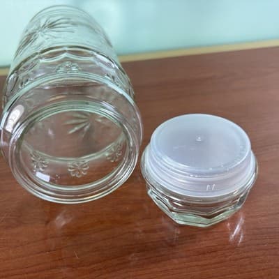 1980 Planters Peanuts Starburst Glass Jar Vintage Storage Canister Candy Jar - Thumbnail 3