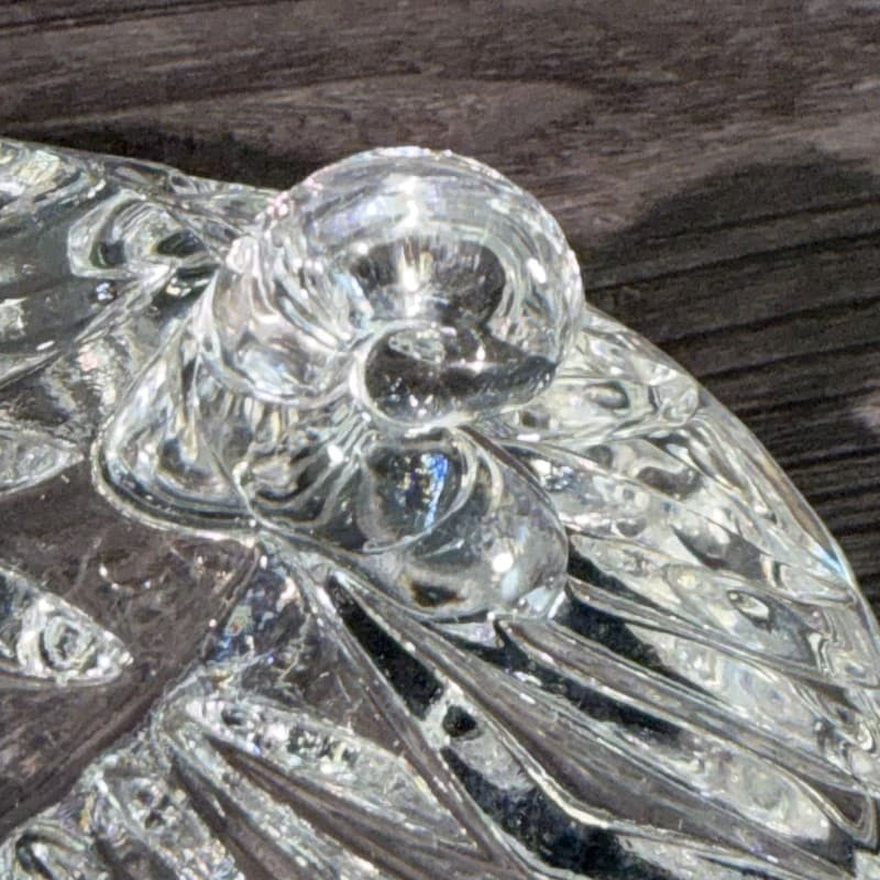 Vintage Action German Lead Crystal Tri-Footed Candy Dish with Lid - Thumbnail 15