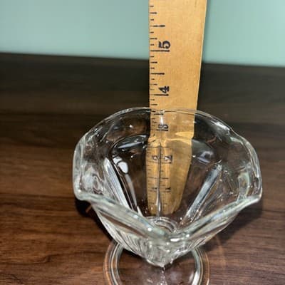 Vintage Anchor Hocking Clear Glass Dessert Sundae Dishes ~ Set of 4- perfect - Thumbnail 11