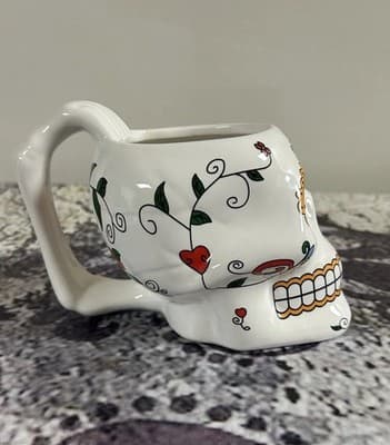 Skull Shaped Coffee Mug New With Box Nice Quality - Thumbnail 5