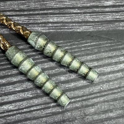 Vintage Gold Tone Indian Head Coin Bolo Tie Necklace 1877 Replica - Thumbnail 4