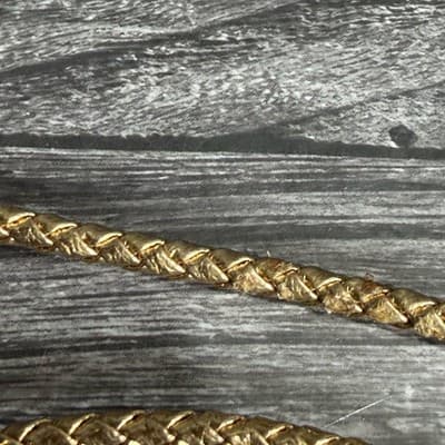 Vintage Gold Tone Indian Head Coin Bolo Tie Necklace 1877 Replica - Thumbnail 9