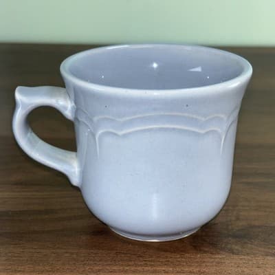 Vintage Pfaltzgraff Mug Blue Gazebo Bouquet Flower Coffee Tea Cup - Thumbnail 5