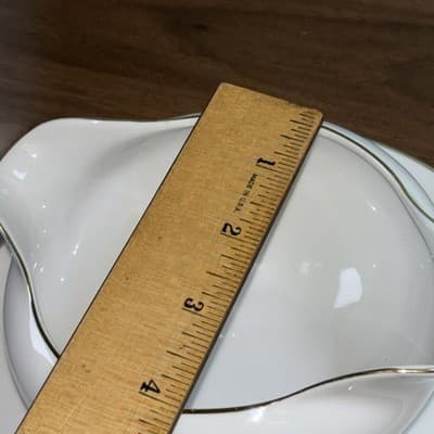 Vintage Kaysons Fine China Golden Rhapsody 1961 Gravy Bowl with Plate - Thumbnail 12