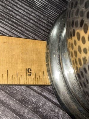 Vintage Empire E.P.N.S. Hammered Silver Plate Pitcher – Antique - Thumbnail 12