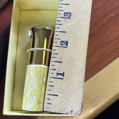 Avon Classics Collection Topaz Perfume Spray Atomizer Patent Pending Yellow - Thumbnail 7