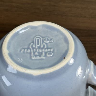 Vintage Pfaltzgraff Mug Blue Gazebo Bouquet Flower Coffee Tea Cup - Thumbnail 9