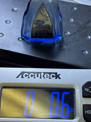 Blue Danube Perfume Vijon 1/4 Fl. Oz Bottle Cobalt Blue 2 1/4 Inch Empty Vintage - Thumbnail 6