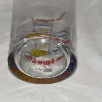 The Original Shake, Burger & Fries 6" Drinking Glass McDonalds 1995 Libbey Glass - Thumbnail 7