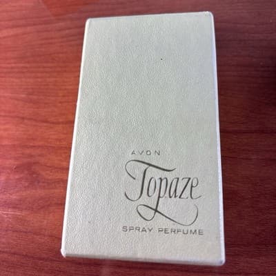 Avon Classics Collection Topaz Perfume Spray Atomizer Patent Pending Yellow - Thumbnail 2