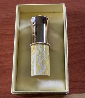 Avon Classics Collection Topaz Perfume Spray Atomizer Patent Pending Yellow - Thumbnail 5