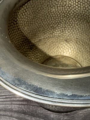 Vintage Empire E.P.N.S. Hammered Silver Plate Pitcher – Antique - Thumbnail 15