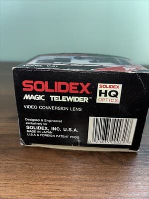 Solidex Magic Telewider Video Conversion Lens Model V-31 Vintage 1988 Wideangle - Thumbnail 6