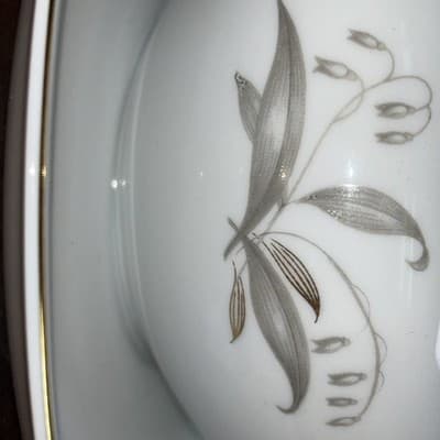Vintage Kaysons Fine China Golden Rhapsody 1961 Gravy Bowl with Plate - Thumbnail 9