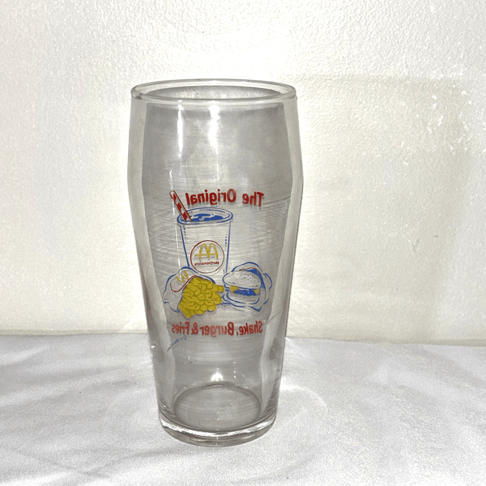 The Original Shake, Burger & Fries 6" Drinking Glass McDonalds 1995 Libbey Glass - Thumbnail 6