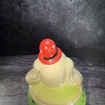 Duck Hunter Hound Dog Cookie Jar Vintage Japan Hand Painted 1950s MCM CRACK - Thumbnail 7