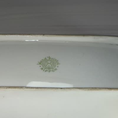 Vintage NIPPON Hand Painted Scenic Porcelain Trinket Tray Country Farm - Thumbnail 12