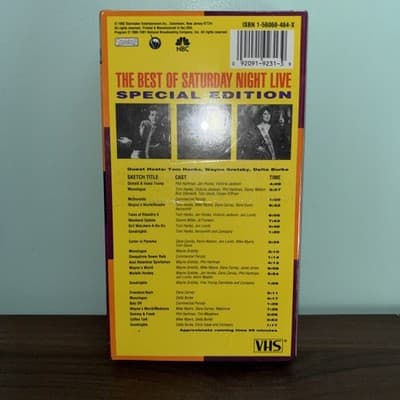 The Best Of Saturday Night Live SNL VHS 1992 Special Edition Wayne's World - Thumbnail 6