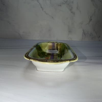 Vintage NIPPON Hand Painted Scenic Porcelain Trinket Tray Country Farm - Thumbnail 9