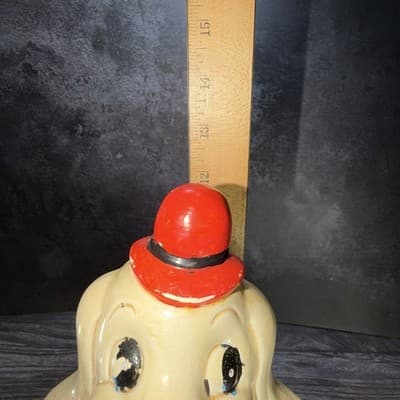 Duck Hunter Hound Dog Cookie Jar Vintage Japan Hand Painted 1950s MCM CRACK - Thumbnail 22