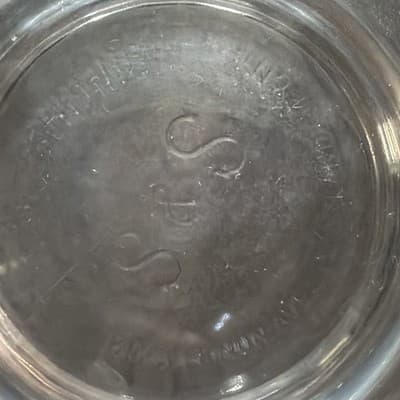 S And S Glass Long Island Magnesium UV Bowl Antique Patent Pending USA - Thumbnail 4