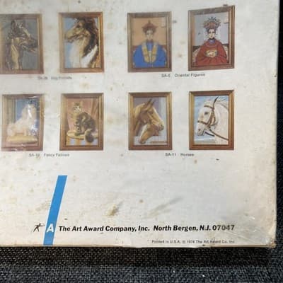 NOS Vtg 1974 Art Award Paint By Number Winter Landscape Rough Condition See Phot - Thumbnail 17