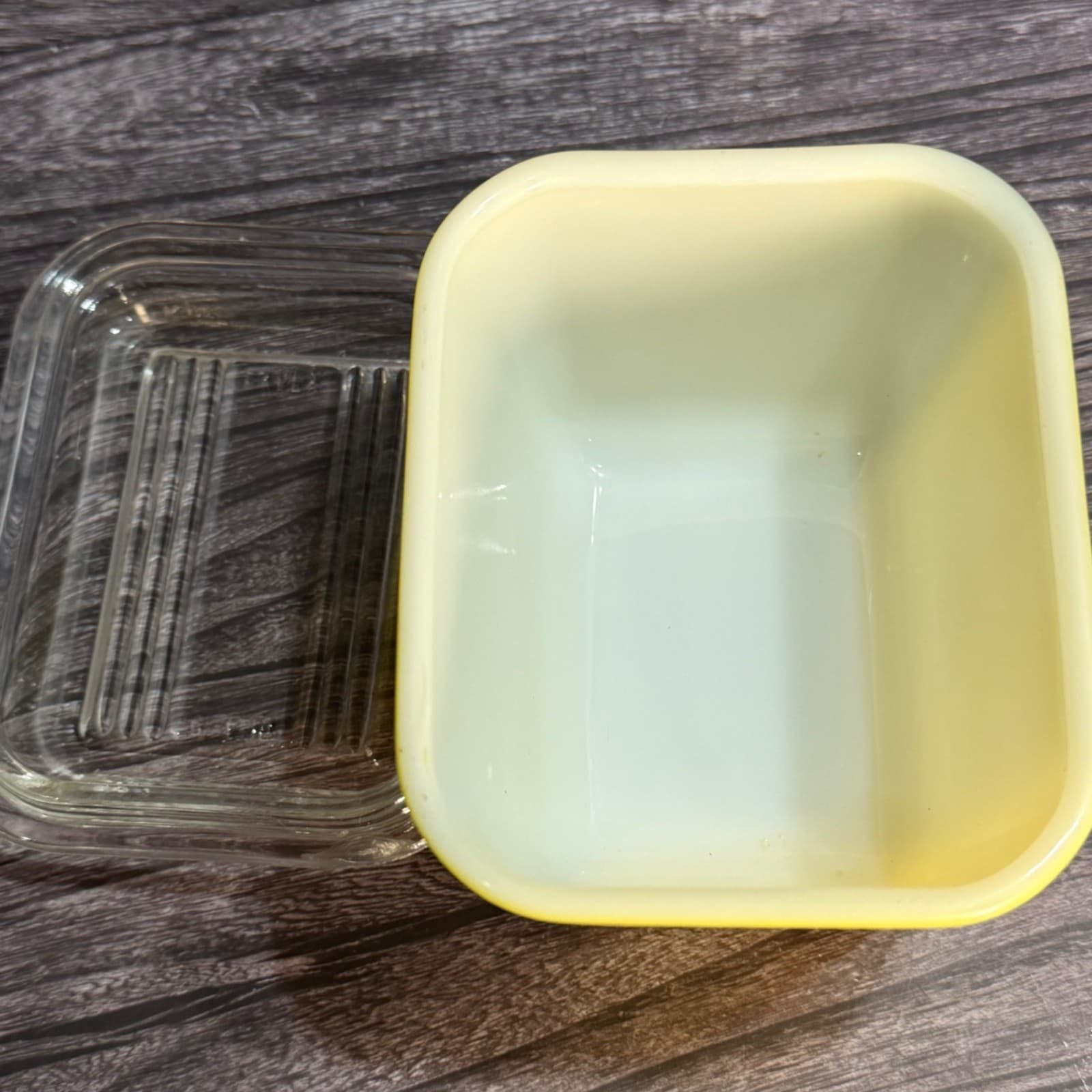 Vintage PYREX 501-B Yellow Refrigerator Dish 1-1/2 Cup With Glass Lid 501-C - Thumbnail 9
